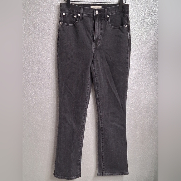 Madewell Tall Slim Demi-Boot Jeans in Lunar Wash Size 26T - Picture 4 of 12
